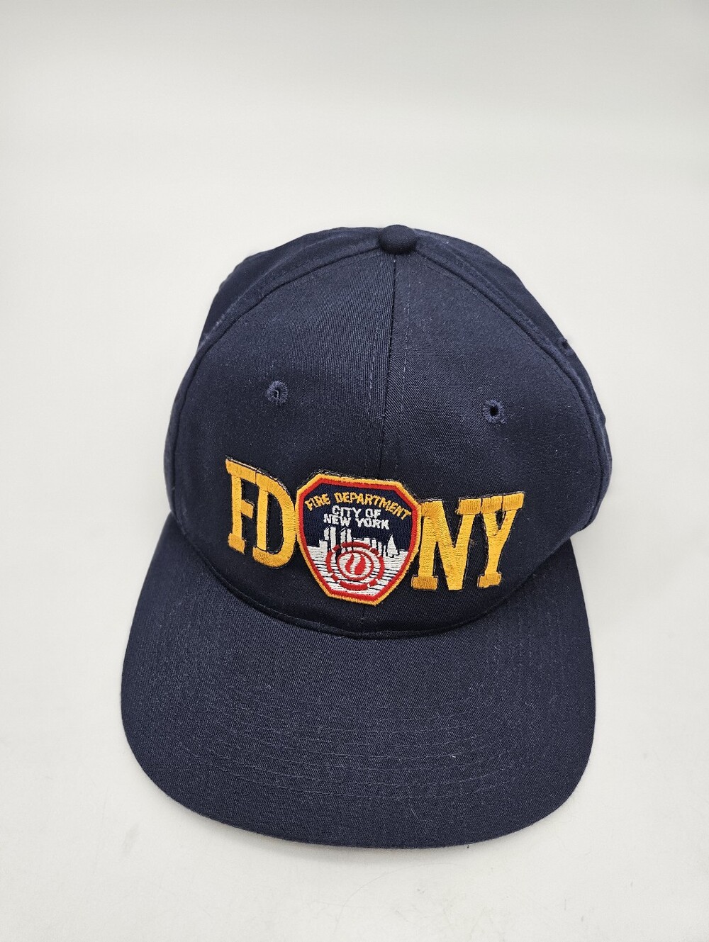 NYFD City of New York Fire Department Blue Snap Back Baseball Hat Cap